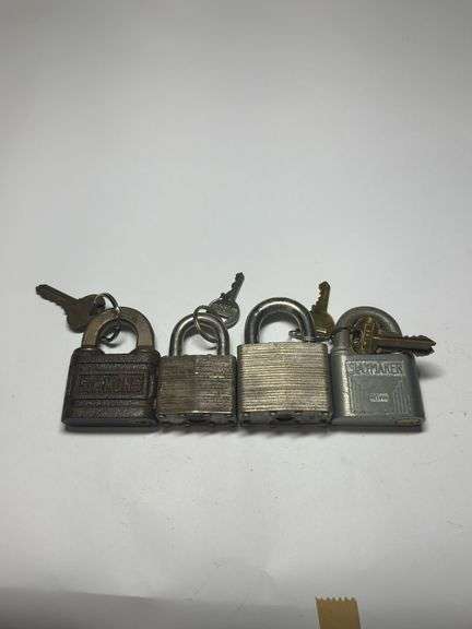 Collection of Simmons and Staymaker Padlocks with Keys image