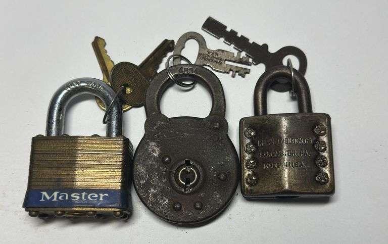 Collection of Padlocks: Master Lock and Others image