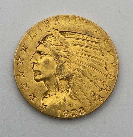 1908-S Indian Head $5 Gold Coin image