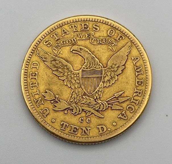 1884-CC $10 Gold Liberty