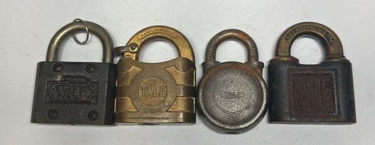 Collection of Four Yale Padlocks image