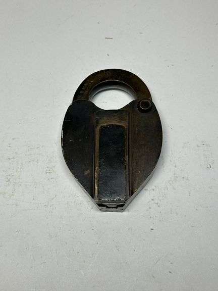 Old Heart Shaped Padlock image