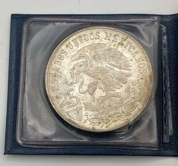 1968 Juegos de la XIX Olympiada Mexico 25 Pesos Coin