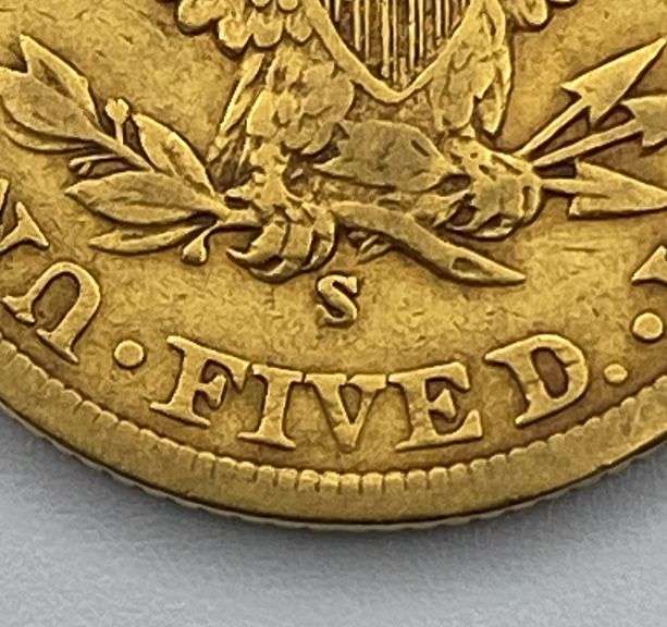 1903-S Liberty Head $5 Gold Coin
