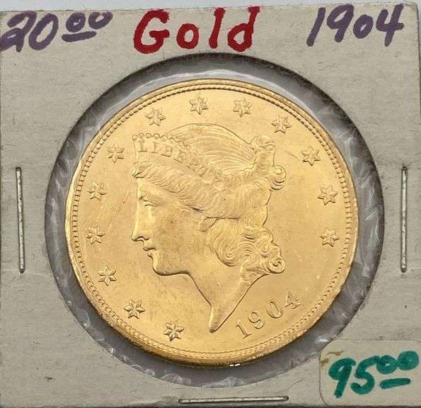 1904 Liberty Head $20 Gold Coin image