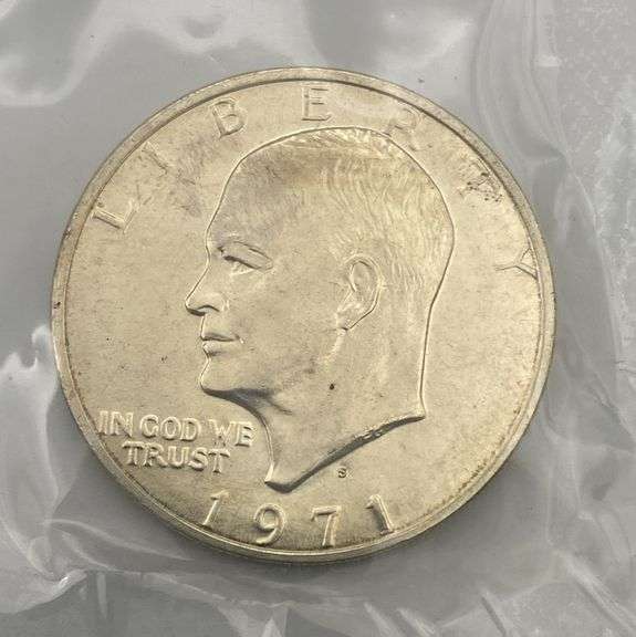 1971-S Uncirculated Eisenhower Silver Dollar image