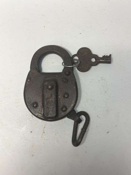 Vintage Style Padlock with Key image