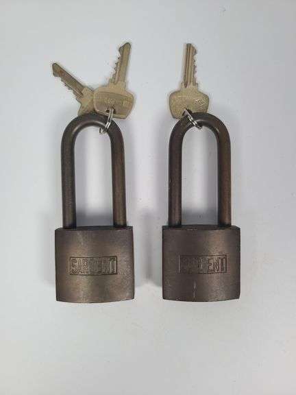 Pair of Sargent Padlocks with Keys image