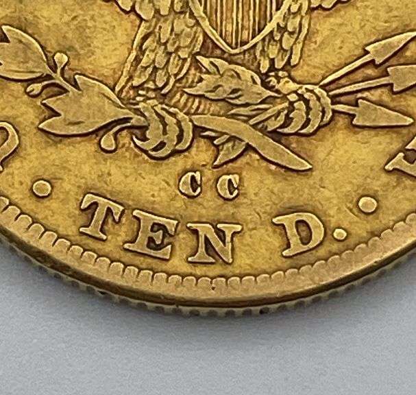 1884-CC $10 Gold Liberty