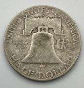 Lot of 4 Franklin Half Dollars