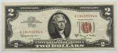 Lot of 4 $2 Bills