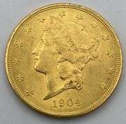 1904 Liberty Head $20 Gold Coin