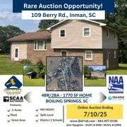 109 Berry Rd., Boiling Springs, SC