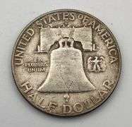 Lot of 6 1963-D Franklin Half Dollars