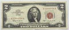 Lot of 4 $2 Bills