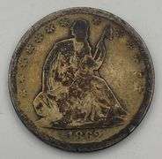 1862-S Seated Liberty Half Dollar