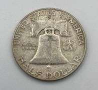 Lot of 6 1963-D Franklin Half Dollars