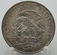 1968 Juegos de la XIX Olympiada Mexico 25 Pesos Coin