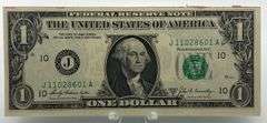 25 Sequential $1 Bills as a Notepad