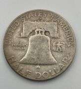Lot of 4 Franklin Half Dollars