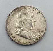 Lot of 6 1963-D Franklin Half Dollars