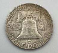 Lot of 6 1963-D Franklin Half Dollars
