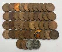 Lot of 42 Wheat Pennies