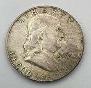Lot of 5 Franklin Half Dollars