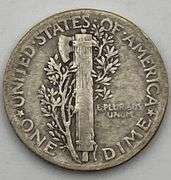 1945 Mercury Dime