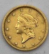 Liberty Head $1 Coin Former Jewelry Mount
