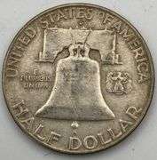 Lot of 3 Franklin Half Dollars