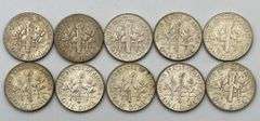 Lot of 10 90% Silver Dimes