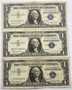 Lot of 11 Silver Certificate $1 Bills