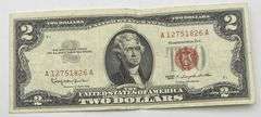 Lot of 4 $2 Bills