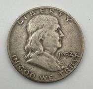 Lot of 5 Franklin Half Dollars