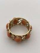 14K Coral Ring