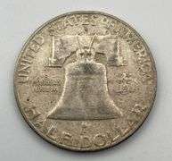 Lot of 6 1963-D Franklin Half Dollars