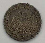 1858-O Seated Liberty Half Dollar