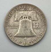 Lot of 5 Franklin Half Dollars