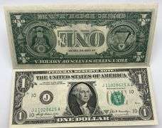 25 Sequential $1 Bills as a Notepad