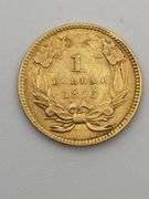 1856 (Slant 5) Indian Princess Head $1 Gold Coin