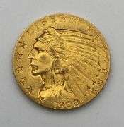 1908-S Indian Head $5 Gold Coin