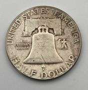 Lot of 5 Franklin Half Dollars