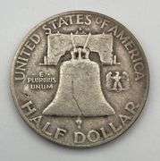Lot of 5 Franklin Half Dollars