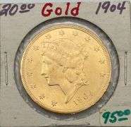 1904 Liberty Head $20 Gold Coin