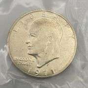 1971-S Uncirculated Eisenhower Silver Dollar