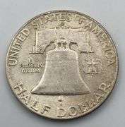 Lot of 5 Franklin Half Dollars
