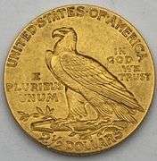 1912 Indian Head $2.5 Gold Coin