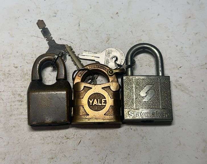 Group of Padlocks Including Yale and Slaymaker image