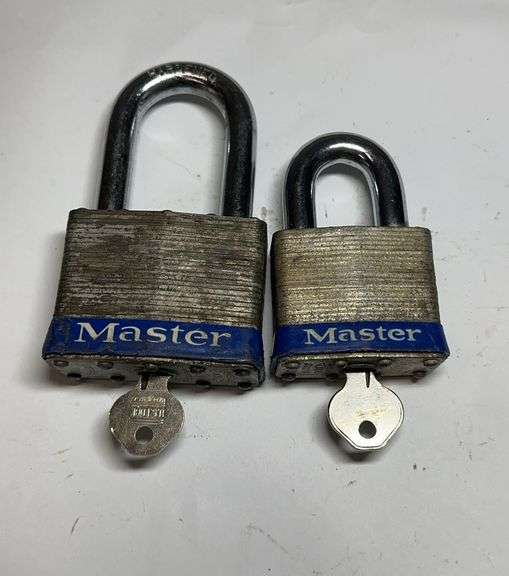 Pair of Master Padlocks with Keys image
